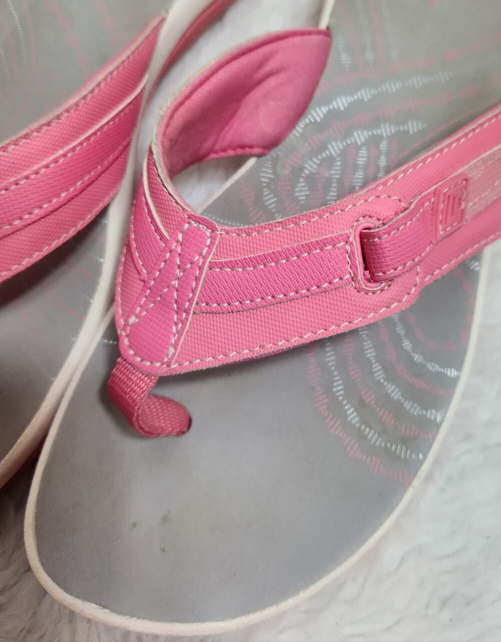 Clarks Cloudsteppers Pink Sandals - Picture 4 of 9